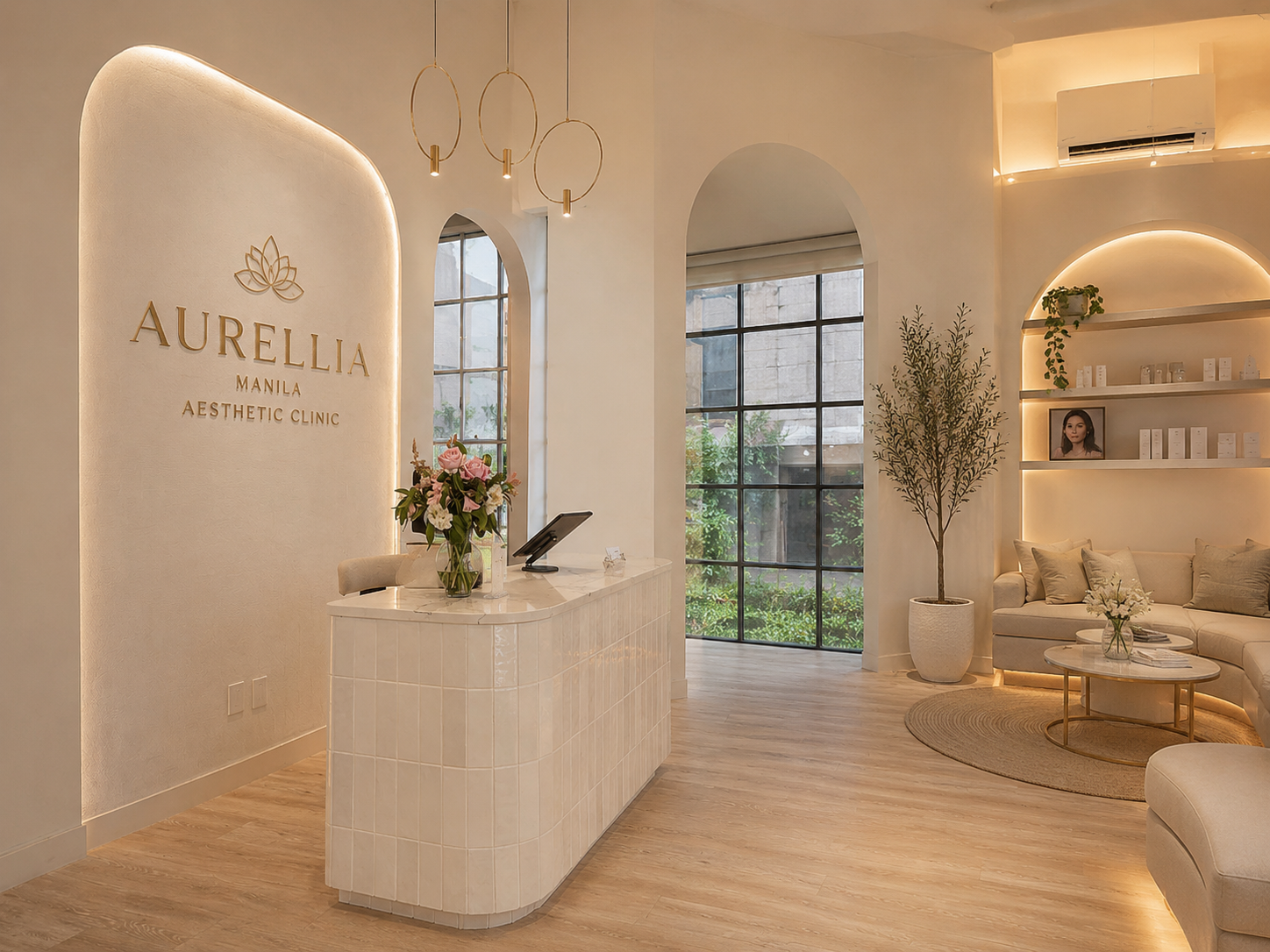 Aurellia Manila Aesthetic Clinic receiving area